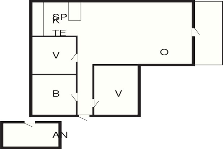 6 person holiday home in Harboøre - Floor plan