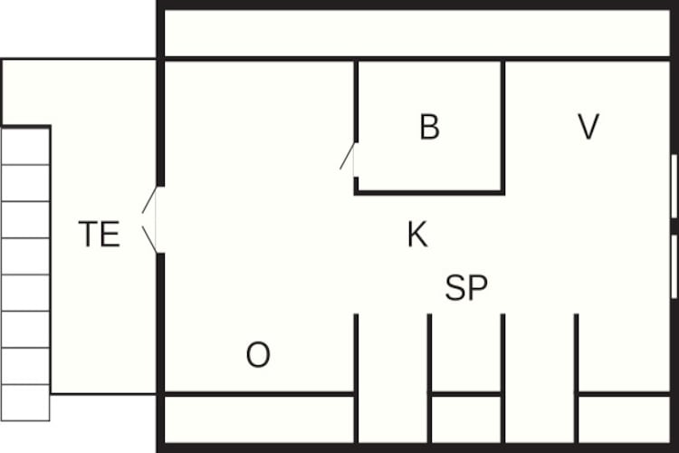 Maison de vacances pour 4 a RIMBO - Plan
