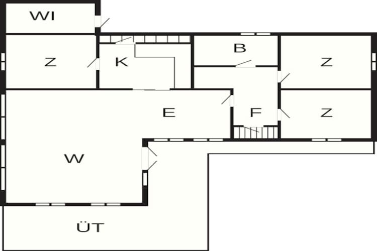 6 Personen Ferienhaus in Hvide Sande-Grundriss