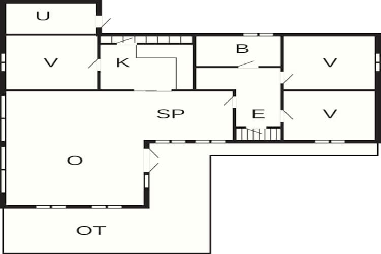 6 person holiday home in Hvide Sande - Floor plan