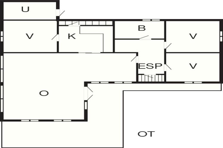 6 person holiday home in Hvide Sande - Floor plan