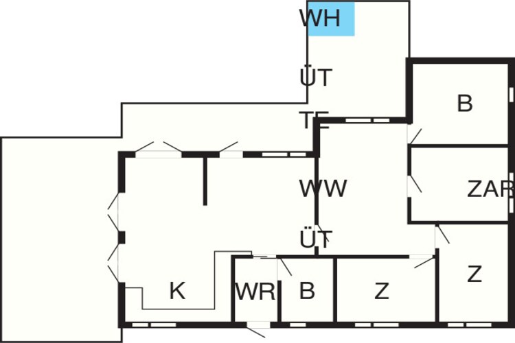 8 persoons vakantie huis in Væggerløse-Plattegrond