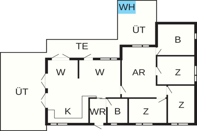 8 persoons vakantie huis in Væggerløse - Plattegrond