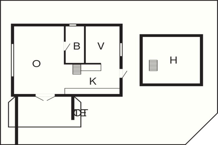 4 persoons vakantie huis in Karrebæksminde-Plattegrond
