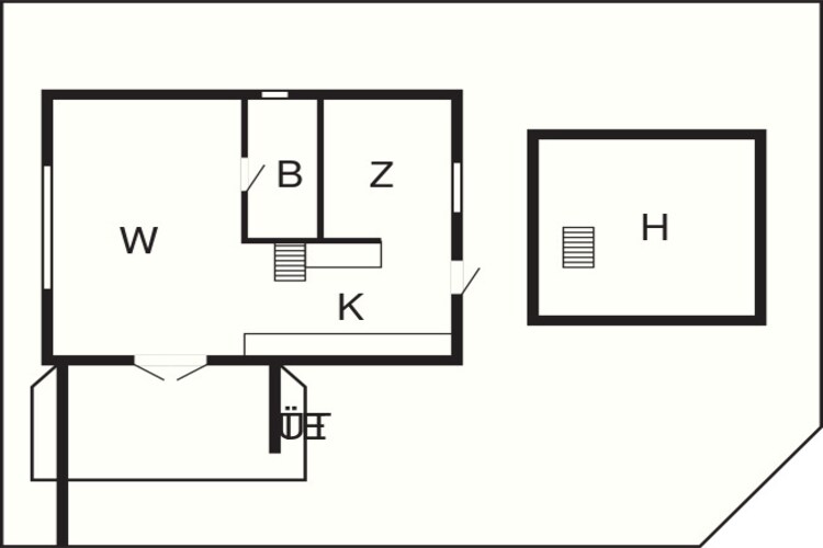 4 persoons vakantie huis in Karrebæksminde-Plattegrond