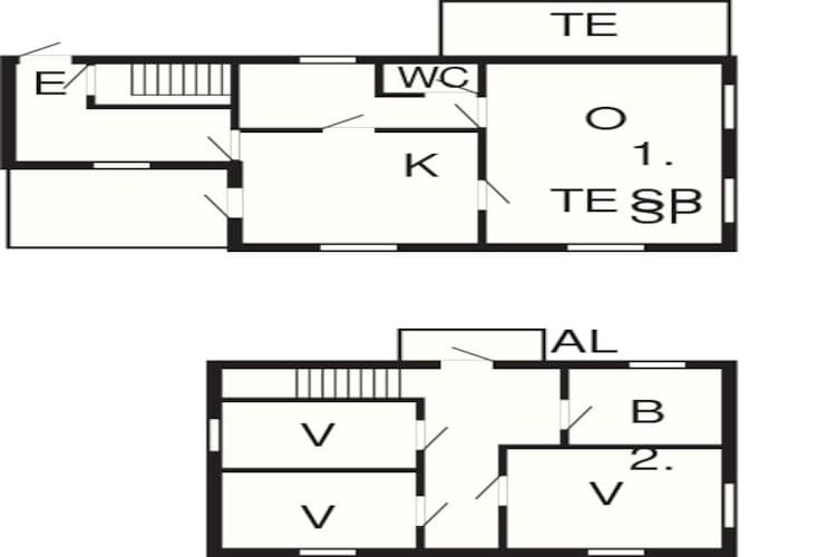 Maison de vacances pour 8 a STONGLANDSEIDET - Plan