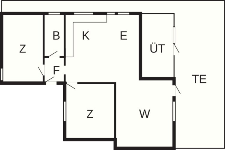 6 persoons vakantie huis in Jægerspris-Plattegrond
