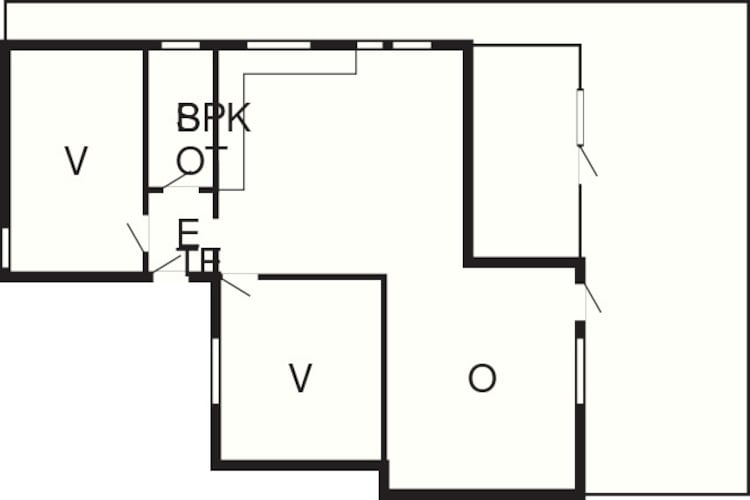 6 person holiday home in Jægerspris - Floor plan