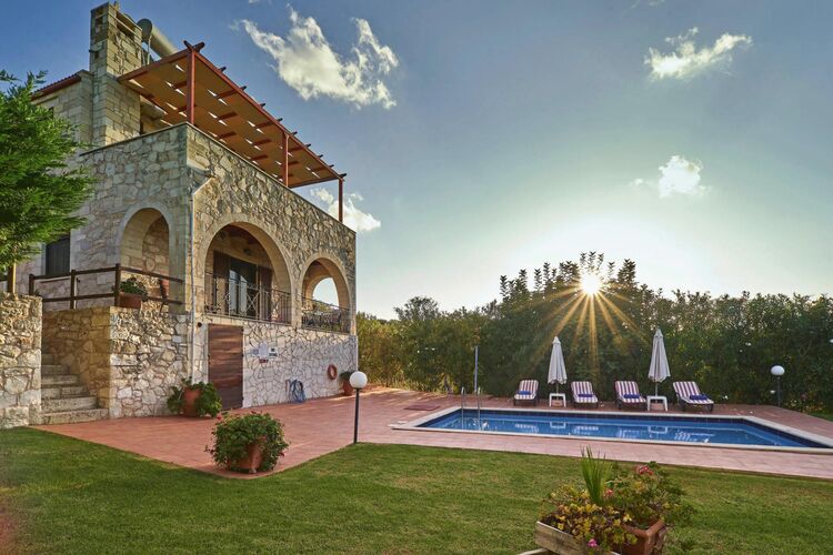 Villa, Xirokambi Ferienhaus in Griechenland