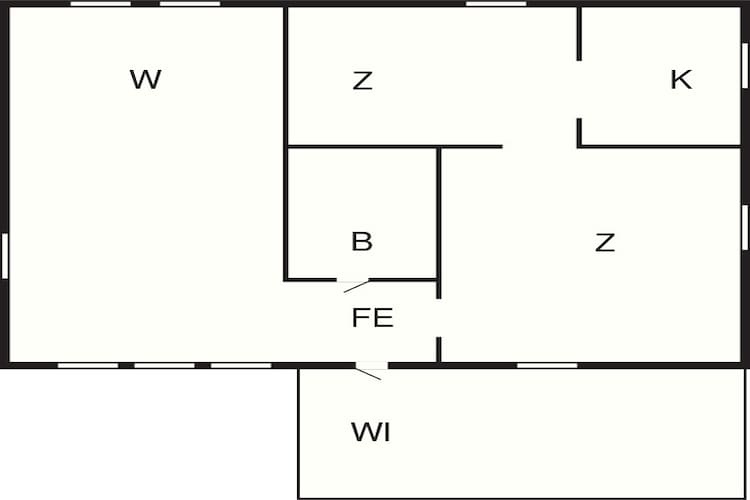 Maison de vacances pour 5 a MELLBYSTRAND-Plan d'étage