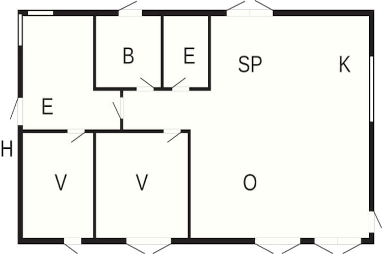 5 persoons vakantie huis in Frederikshavn-Plattegrond