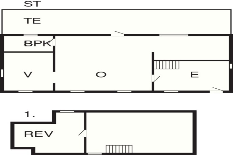4 persoons vakantie huis in Tranekær-Plattegrond