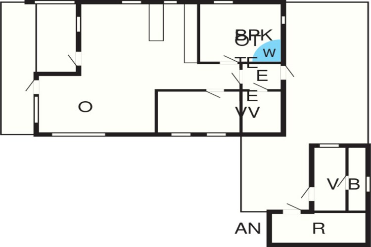 8 persoons vakantie huis in Hals-Plattegrond