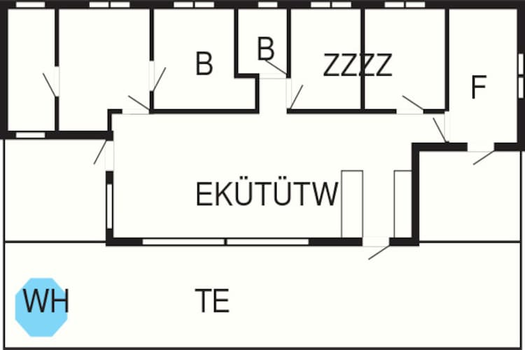 8 persoons vakantie huis in Hejls-Plattegrond