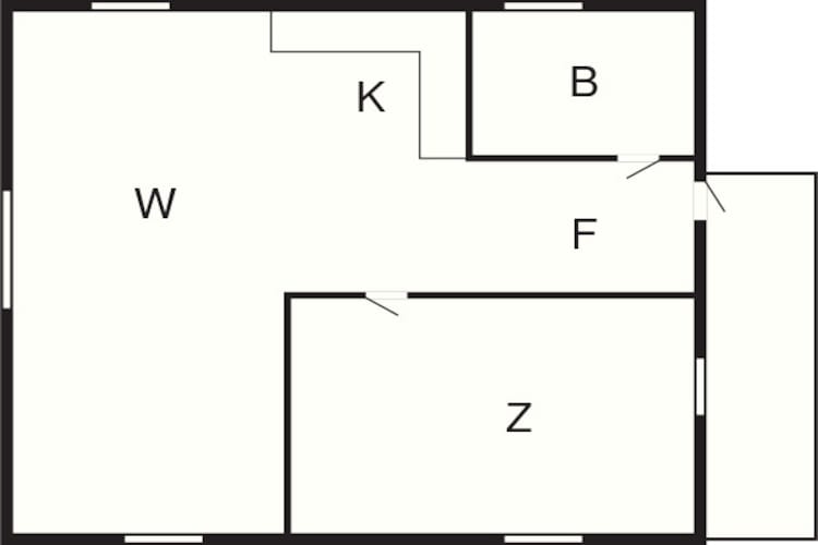 4 persoons vakantie huis in ELLÖS-Plattegrond
