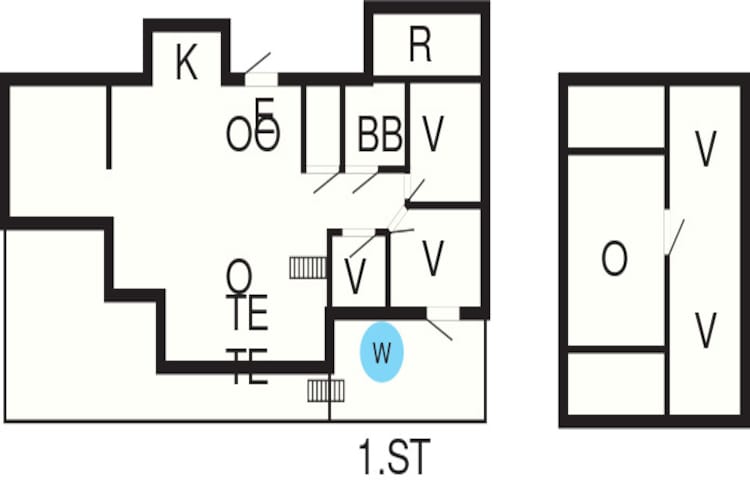 8 person holiday home in SVEIO-Floor plan