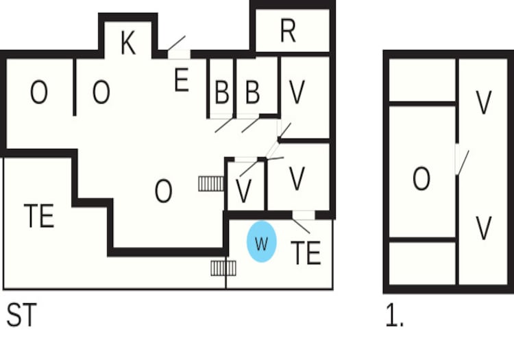 8 persoons vakantie huis in SVEIO-Plattegrond