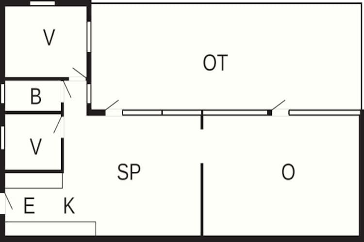4 person holiday home in Jægerspris-Floor plan