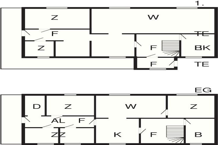 9 person holiday home in KORTGARDEN-Floor plan