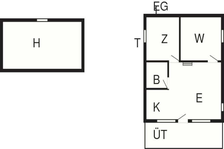6 person holiday home in Hovborg - Floor plan
