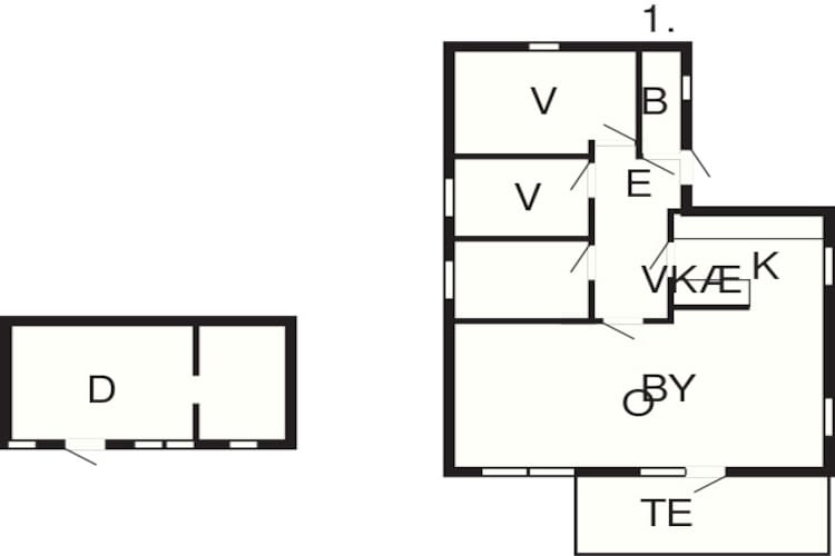 6 person holiday home in AVERØY-Floor plan