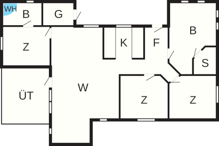 8 persoons vakantie huis in Asnæs-Plattegrond