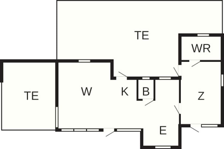 4 persoons vakantie huis in Gilleleje - Plattegrond