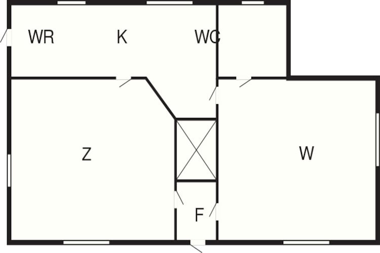 Maison de vacances pour 4 a FURUBY-Plan d'étage