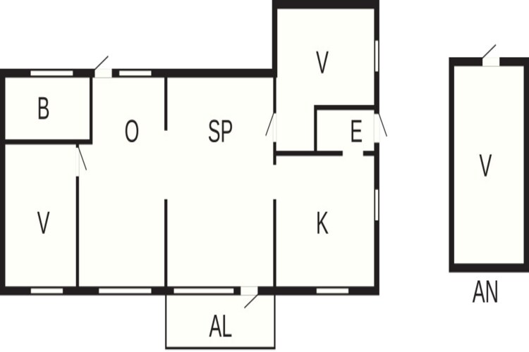 6 person holiday home in TROLLHÄTTAN - Floor plan
