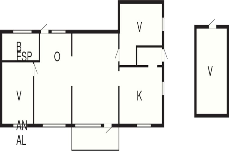6 Personen Ferienhaus in TROLLHÄTTAN - Grundriss