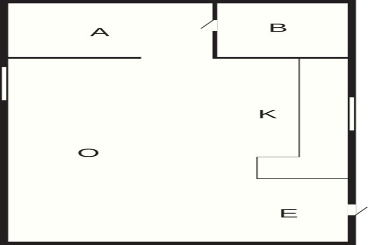 4 person holiday home in LÖDDEKÖPINGE - Floor plan