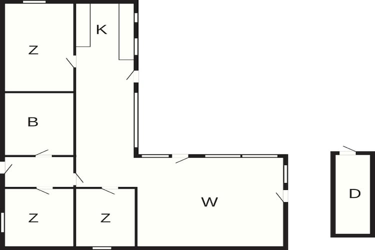 6 persoons vakantiehuis-Plattegrond