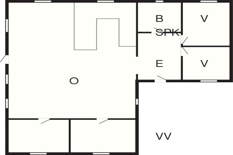 8 persoons vakantie huis in Rømø-Plattegrond