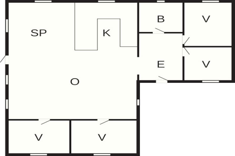 8 persoons vakantie huis in Rømø-Plattegrond