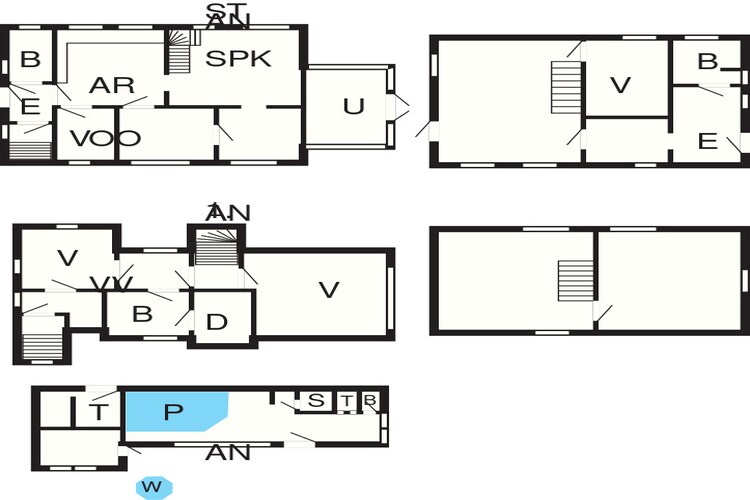 20 persoons vakantie huis in Ringkøbing-Plattegrond