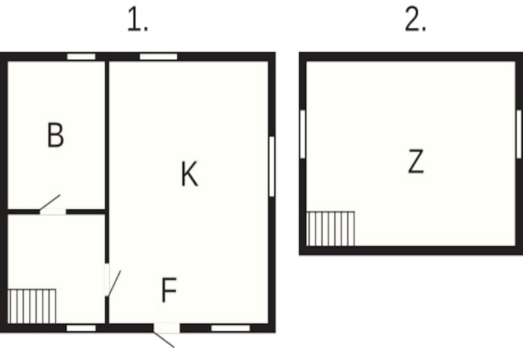 2 person holiday home in NÄSSJÖ - Floor plan