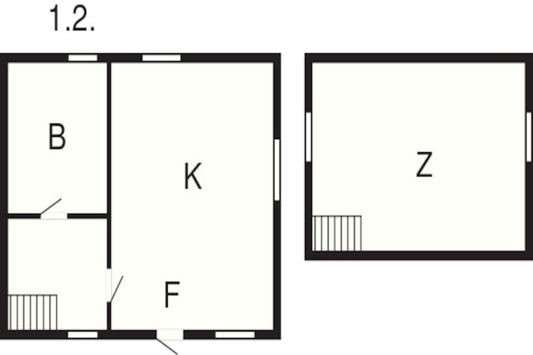 2 Personen Ferienhaus in NÄSSJÖ - Grundriss