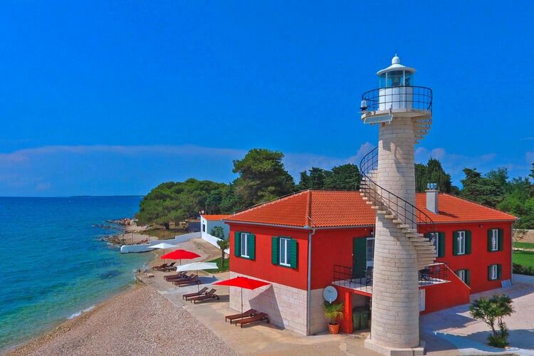Appartement im Leuchtturm in Zadar, am Meer mit Po Ferienwohnung in Dalmatien