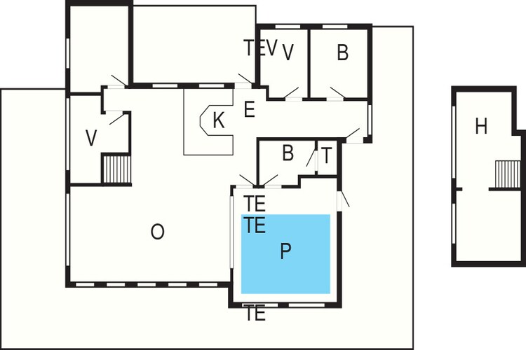 8 persoons vakantie huis in Hjørring-Plattegrond
