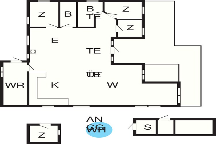 8 persoons vakantie huis in Hemmet-Plattegrond
