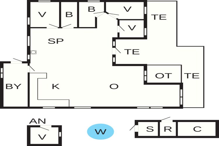8 persoons vakantie huis in Hemmet - Plattegrond
