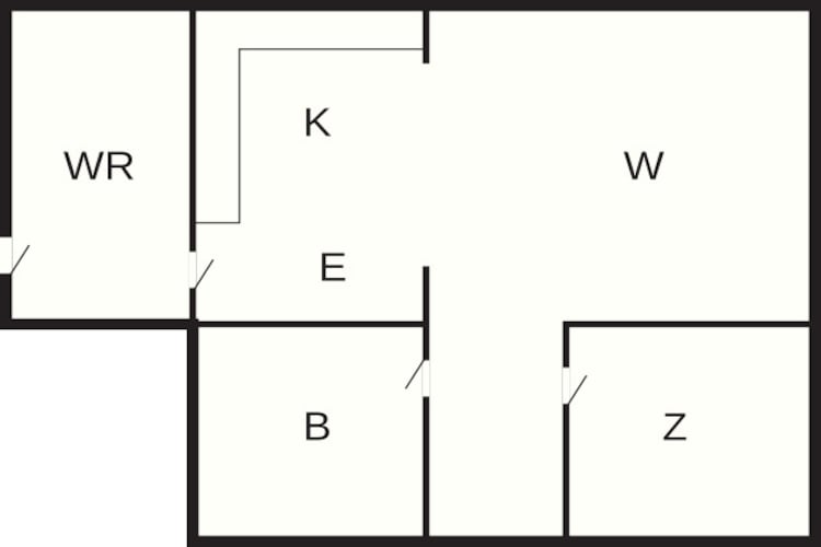 4 persoons vakantie huis in Toftlund-Plattegrond