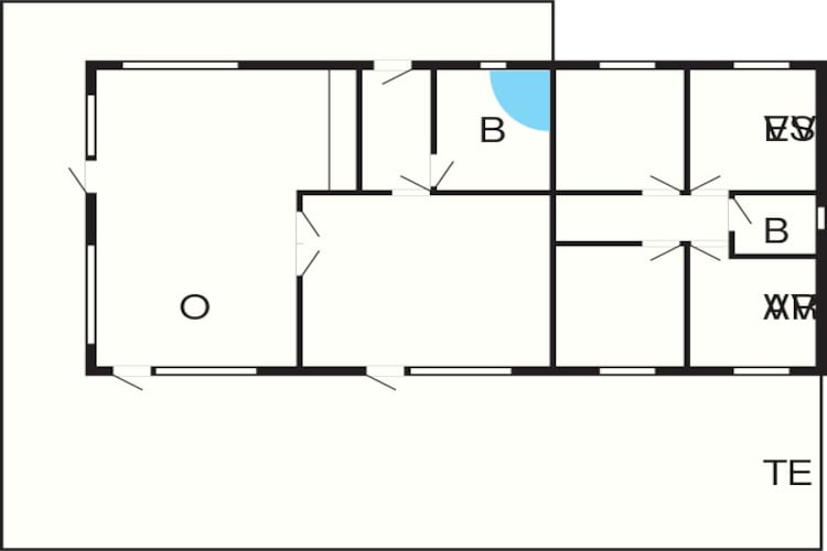 10 persoons vakantie huis in Ansager-Plattegrond