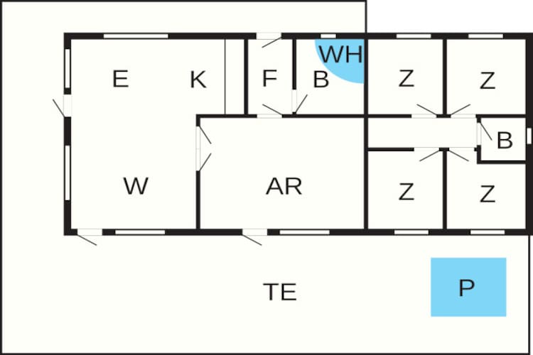 10 persoons vakantie huis in Ansager - Plattegrond