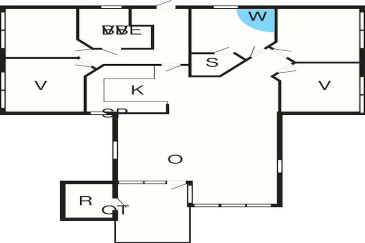 8 persoons vakantie huis in Ansager-Plattegrond