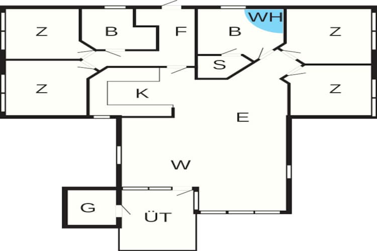 8 persoons vakantie huis in Ansager-Plattegrond