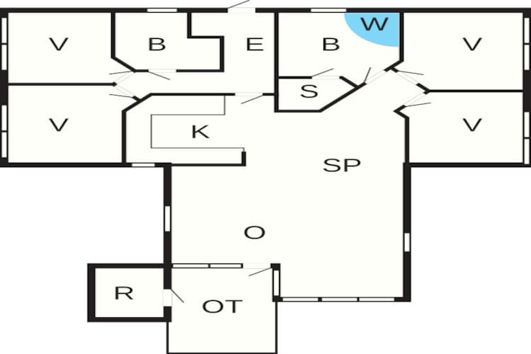 8 persoons vakantie huis in Ansager - Plattegrond