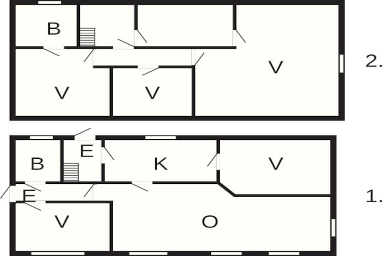 10 persoons vakantie huis in Nexø-Plattegrond