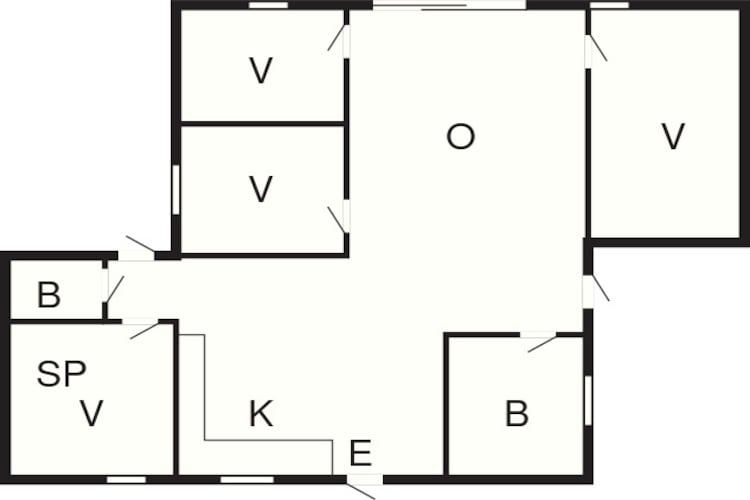 8 persoons vakantie huis in Ansager-Plattegrond