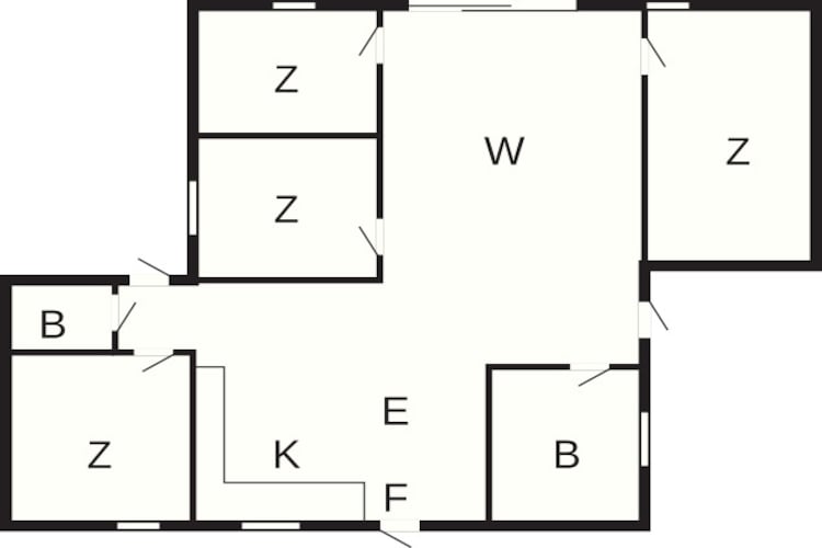 8 Personen Ferienhaus in Ansager-Grundriss